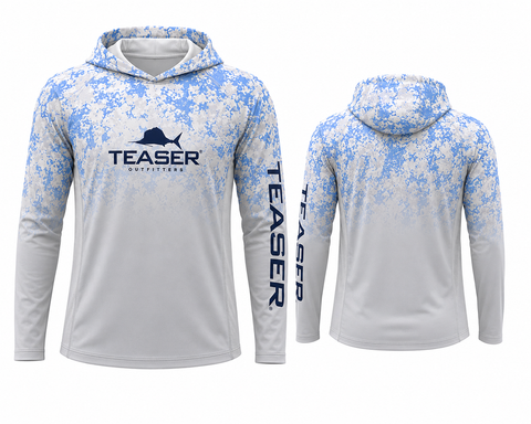 Teaser Blue/Grey Camo Hoodie