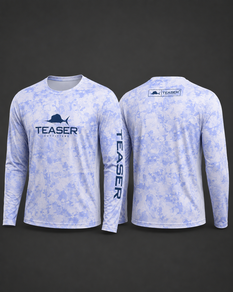 Teaser Offshore Light Blue Camo Long Sleeve