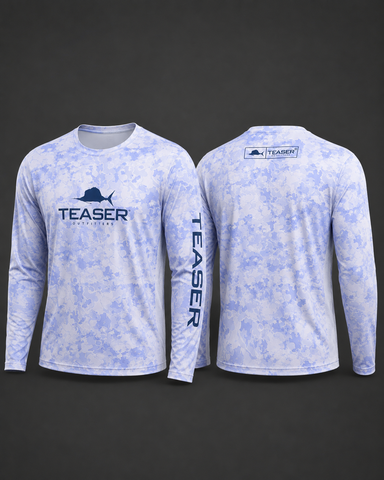 Teaser Offshore Light Blue Camo Long Sleeve