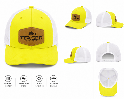 Teaser custom hat with Leather patch
