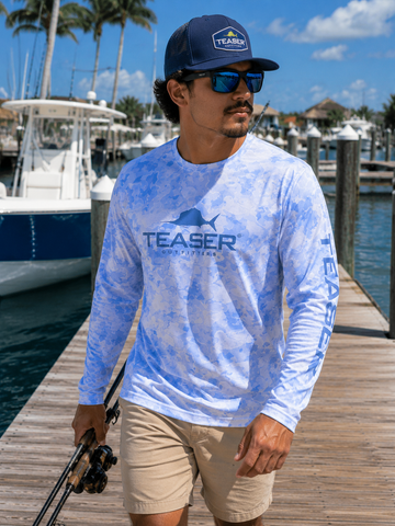 Teaser Offshore Light Blue Camo Long Sleeve