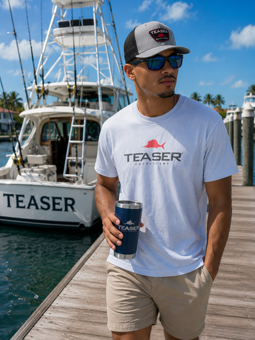 Carolina Blue/Red Fish T-Shirt