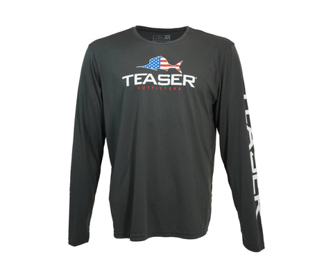 Teaser Coastal American Series Charcoal Long Sleeve