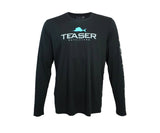 Teaser Coastal Black Long Sleeve - Grey and Carolina Blue