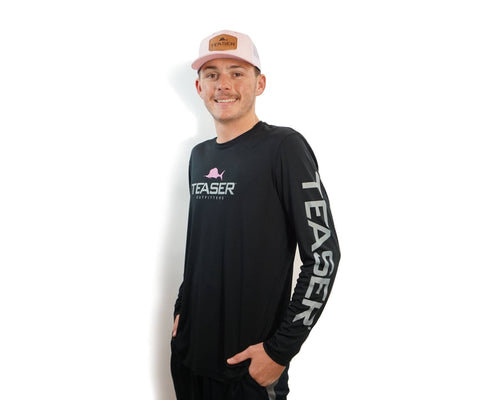 Teaser Coastal Black Long Sleeve - Grey/Pink