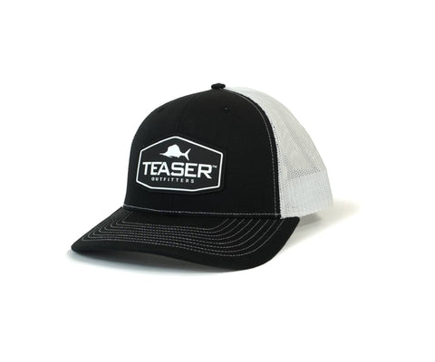 Teaser Custom Hat - Black-White / Hex Patch