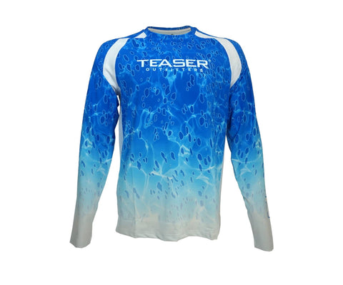 Teaser Offshore Mahi Skins Blue Long Sleeve