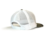 Teaser Custom Hat - Camo / Leather Patch