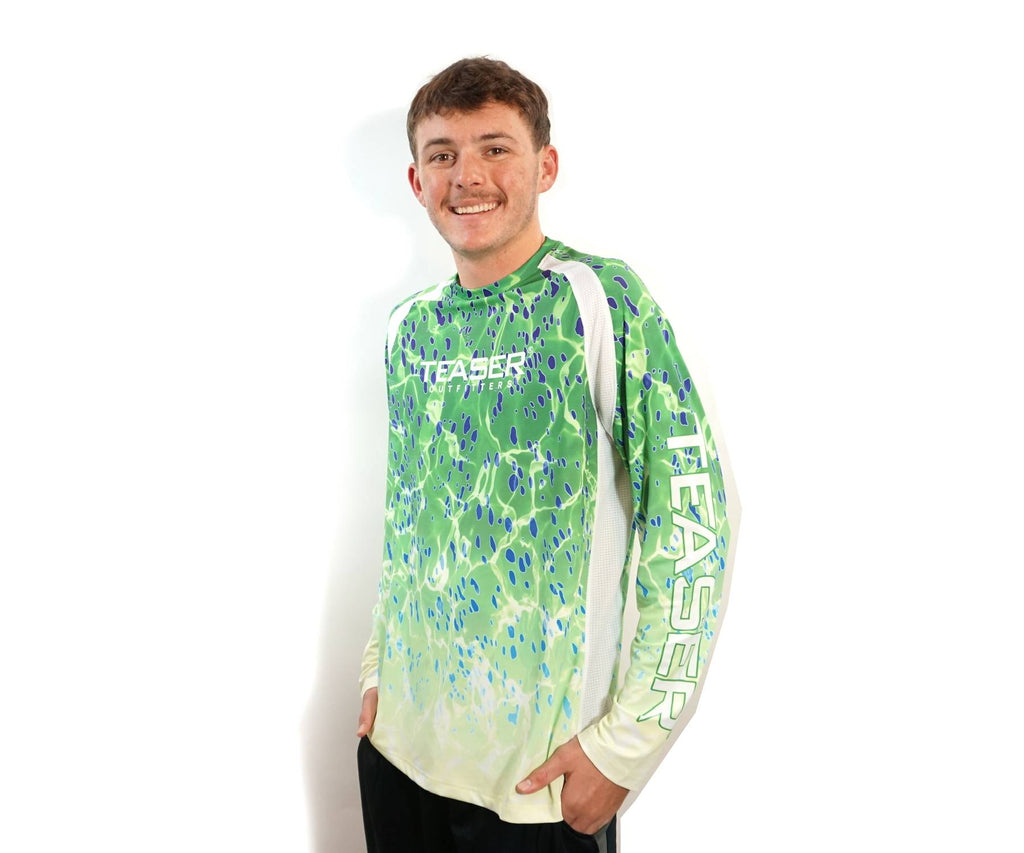 Teaser Offshore Mahi Skins Green Long Sleeve