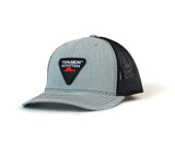 Teaser Custom Hat - Grey Embroidered Patch