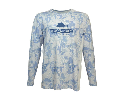 Teaser Offshore Light Blue Camo Long Sleeve