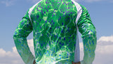 Teaser Offshore Mahi Skins Green Long Sleeve